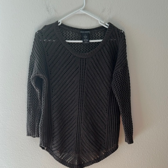 Grey Knit Sweater - Picture 4 of 5